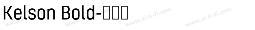 Kelson Bold字体转换
